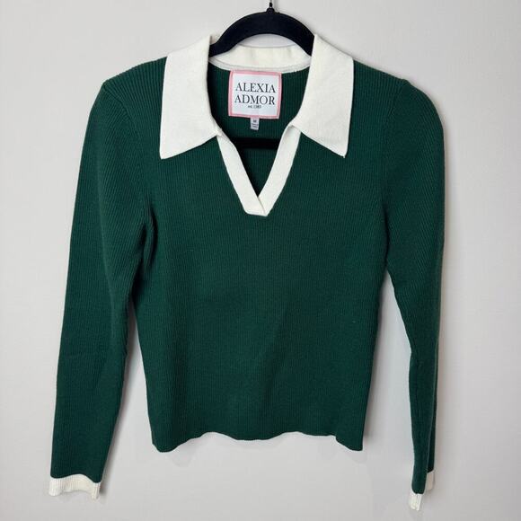 Alexia Admor Cristi Sweater Size Medium in Emerald - Picture 1 of 7